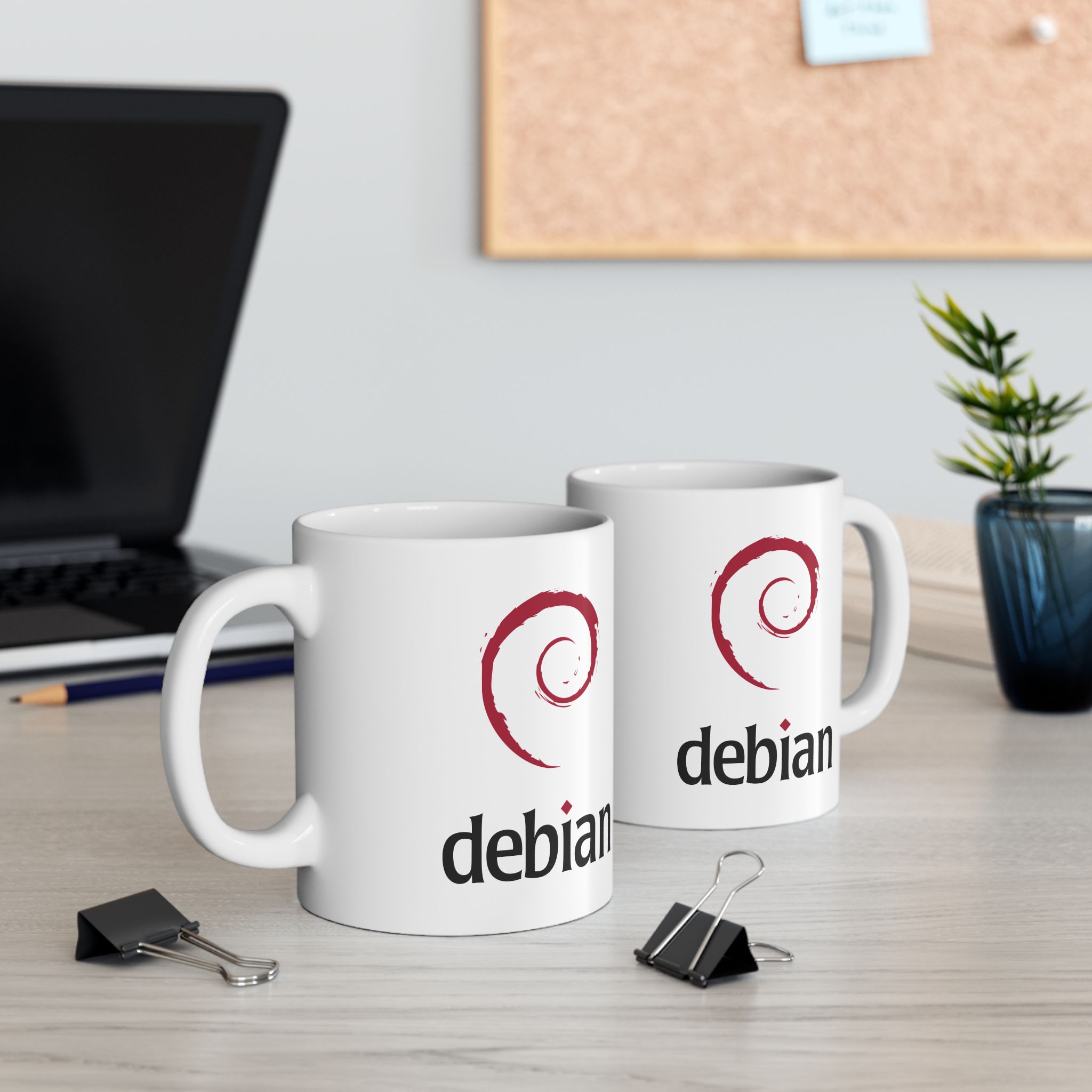 Debian Linux Coffee Mug White – 2-Sided Logo | Developer & Sysadmin Gift | 11oz & 15oz 6 Debian Linux Coffee Mug White – 2-Sided Logo | Developer & Sysadmin Gift | 11oz & 15oz - Image 6