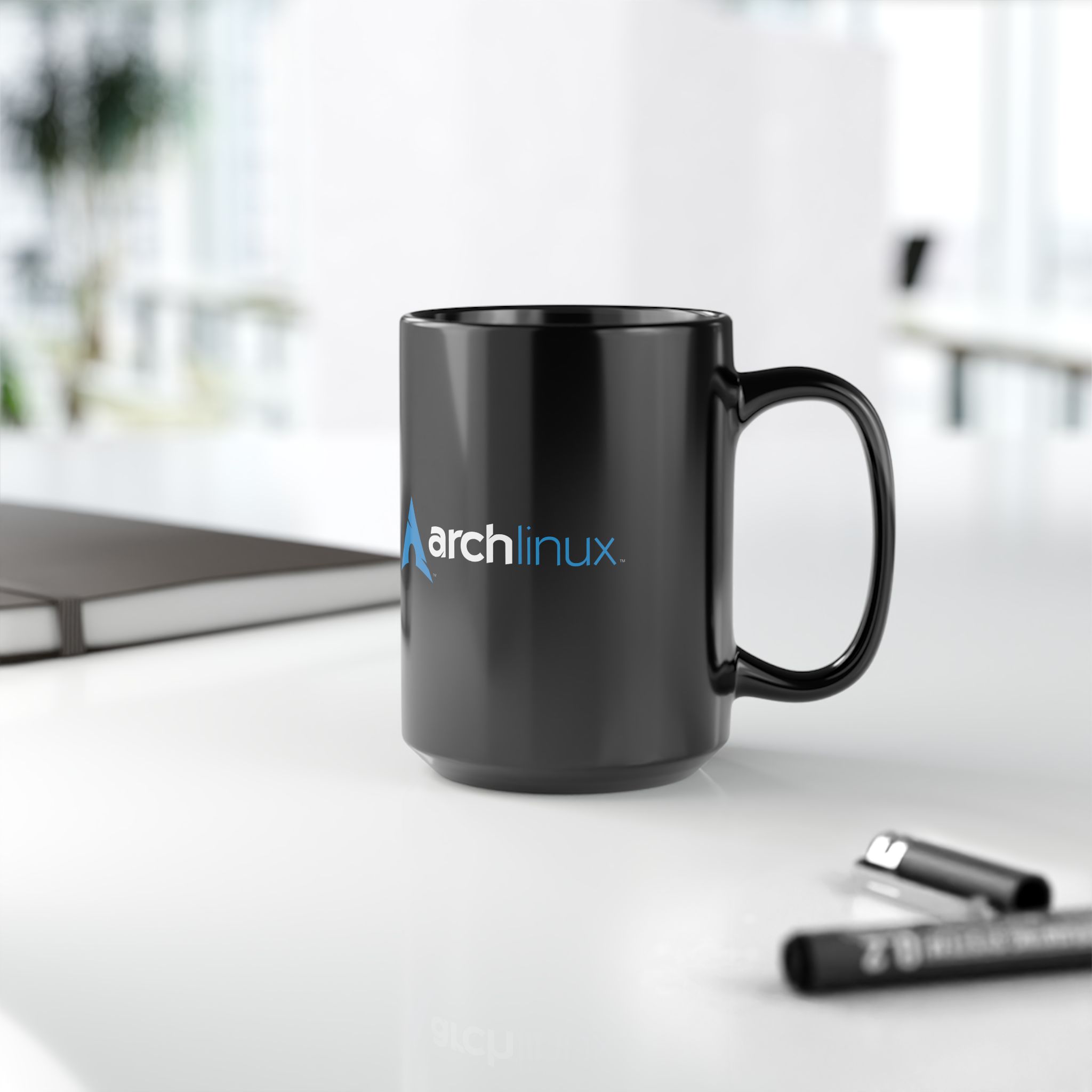 Arch Linux Coffee Mug Black – 2-Sided | Developer Gift for Linux Users | 11oz & 15oz 14 Arch Linux Coffee Mug Black – 2-Sided | Developer Gift for Linux Users | 11oz & 15oz - Image 14