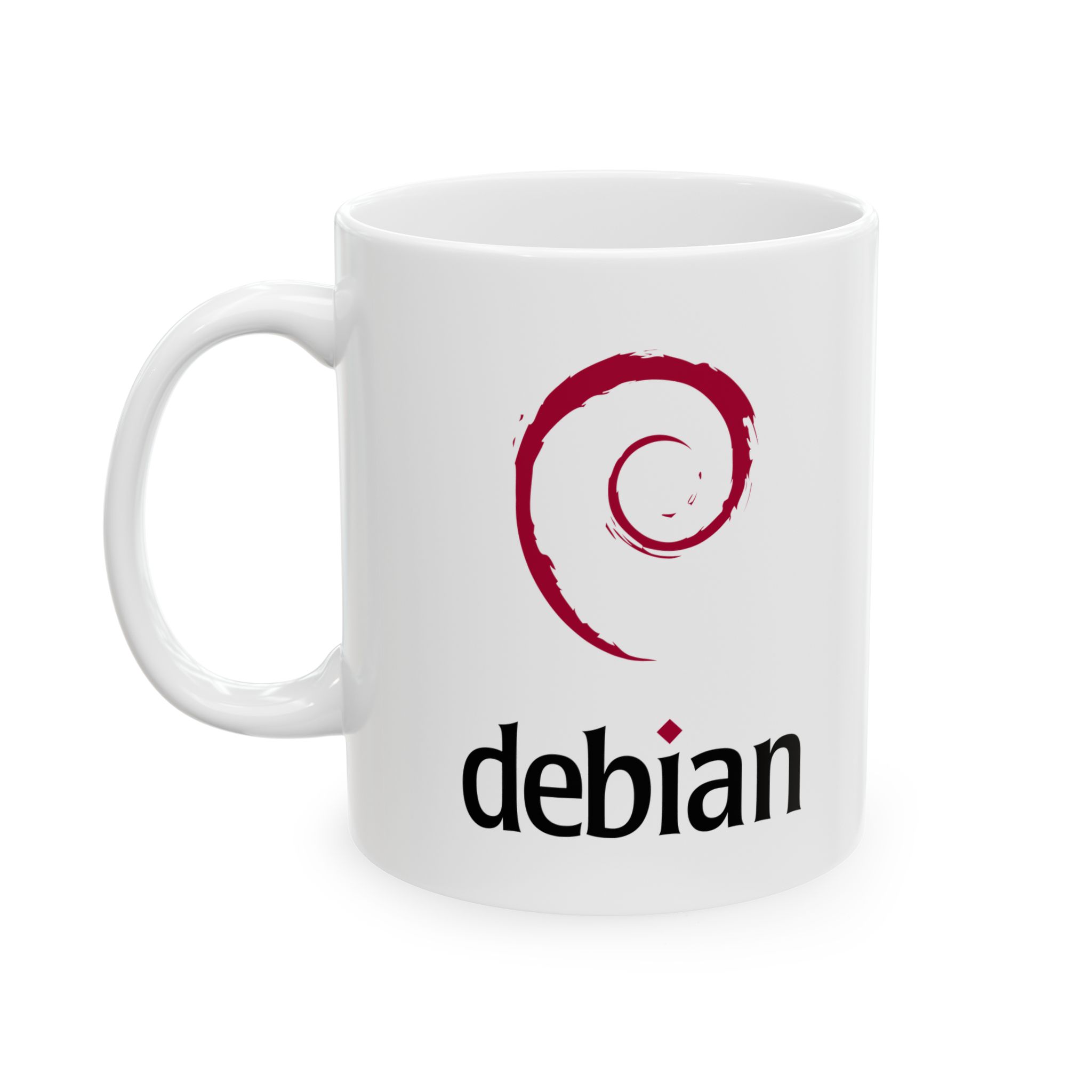 Debian Linux Coffee Mug White – 2-Sided Logo | Developer & Sysadmin Gift | 11oz & 15oz 4 Debian Linux Coffee Mug White – 2-Sided Logo | Developer & Sysadmin Gift | 11oz & 15oz - Image 4