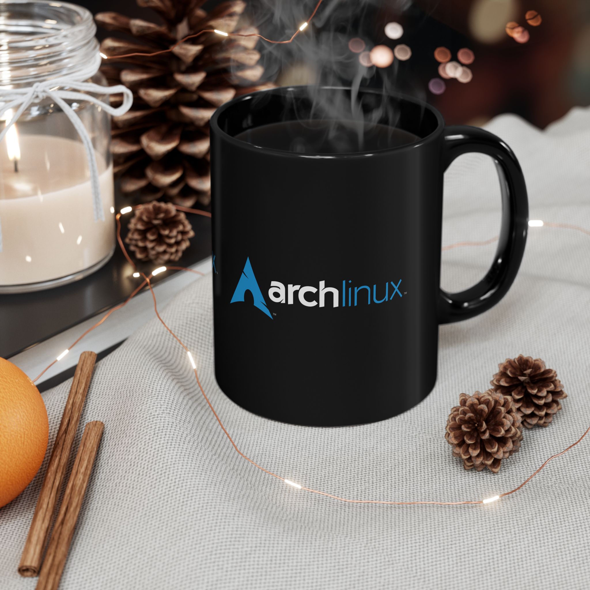 Arch Linux Coffee Mug Black – 2-Sided | Developer Gift for Linux Users | 11oz & 15oz 6 Arch Linux Coffee Mug Black – 2-Sided | Developer Gift for Linux Users | 11oz & 15oz - Image 6