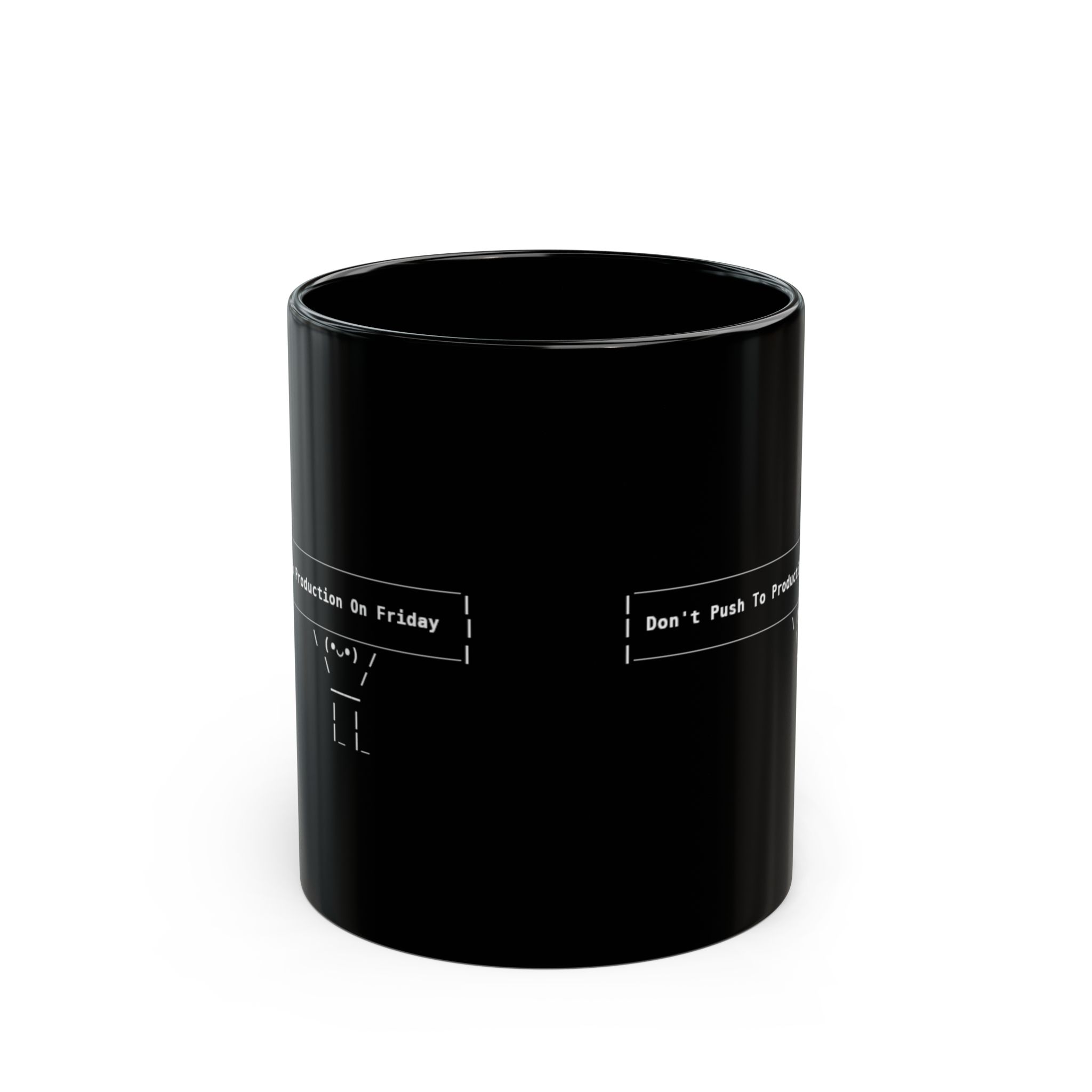 Don't Push to Production on Friday Coffee Mug – Funny Developer Gift | 11oz & 15oz 2 Don't Push to Production on Friday Coffee Mug – Funny Developer Gift | 11oz & 15oz - Image 2